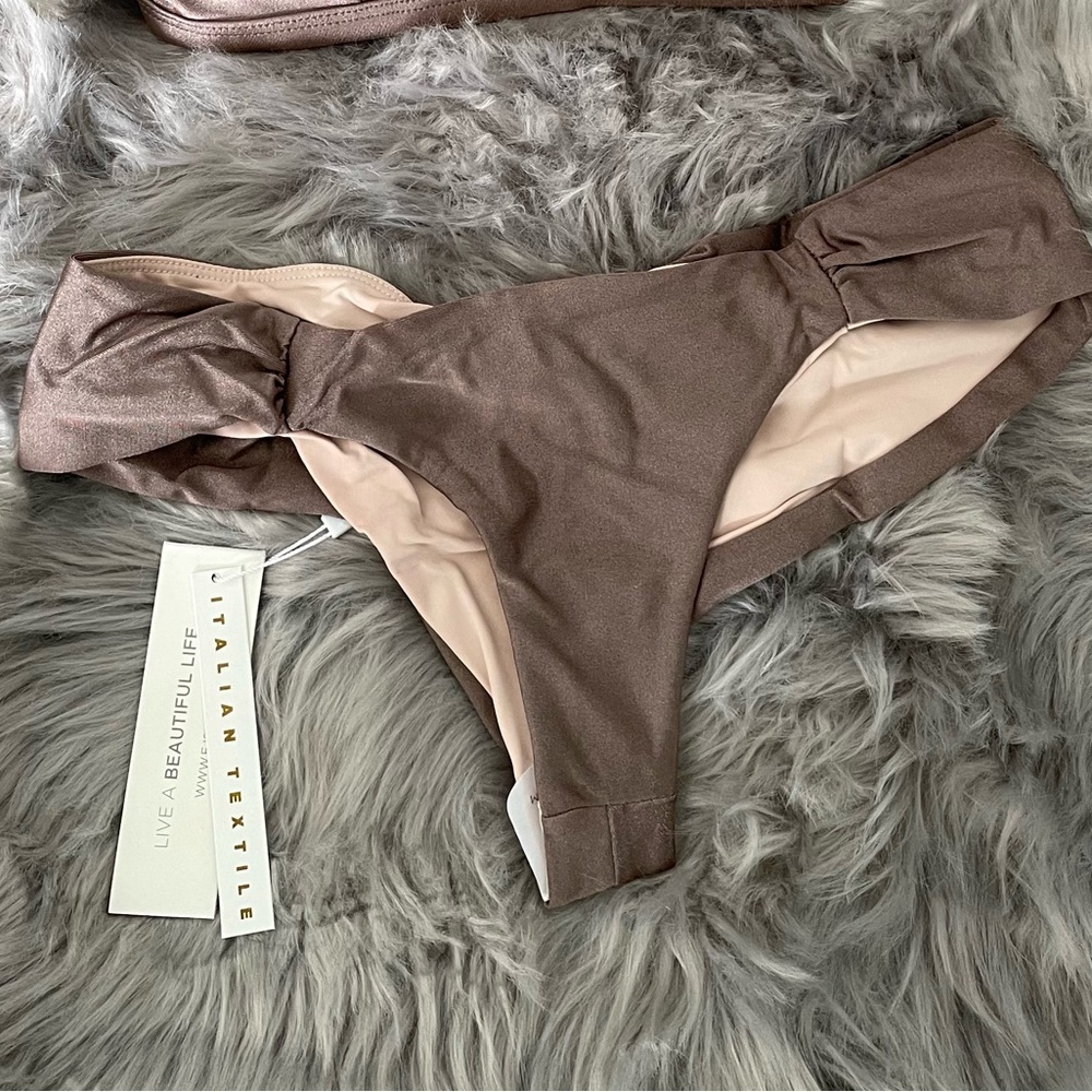 NWT Bronze Bikini Bottom cheeky
